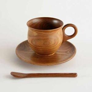 Taza de Café de Madera de Acacia Natural, Taza de Té Ecológica Hecha a Mano, Vajilla Reutilizable para Cocina, Precio de Fábrica - Product Image 2