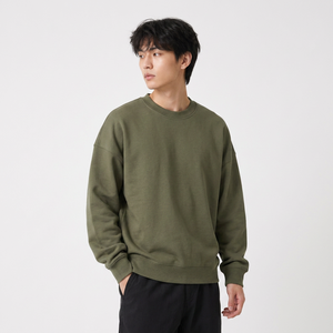 Sudadera gruesa personalizada al por mayor con teñido pigmentado y bordado para marcas de ropa urbana estadounidenses - Product Image 2