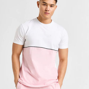 Ropa Deportiva de Verano para Hombre, Conjunto de Camiseta de Manga Corta y Pantalones Cortos, 2 Piezas, Transpirable, OEM - Product Image 3