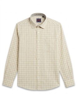 Camisa de Moda para Hombre Enovate, Verano, Casual, a Cuadros, Manga Larga, Cuello Camisero, Cierre de un Botón, Algodón Transpirable, ODM - Product Image 5