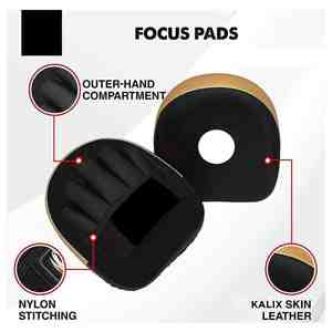Pads d'entraînement de boxe en cuir légers pour la vitesse de frappe, la précision et la réactivité – Entraînements de fitness professionnels - Product Image 4