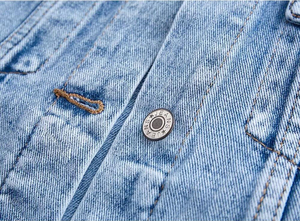 Fashion Wear 2026 Best Quality Cotton <b>Denim</b> Jeans <b>Jacket</b> for <b>Men's</b> & Women's Spring Autumn Clothing Wear Jeans <b>Denim</b> <b>Jackets</b> <b>Men</b> - Product Image 6