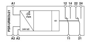 PSR-SCF- 24UC/URM/2X21 - Relé de acoplamiento - 2981363 - Product Image 2