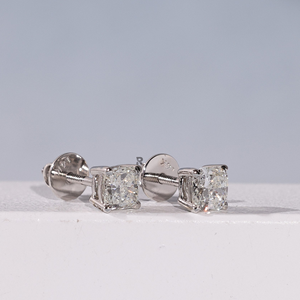 Cushion Cut Lab Grown Diamond Stud <b>Earrings</b> 0.30-2.00ct 10k-18k Solid Gold IGI Certified VS1 Clarity E Color Women's <b>Fine</b> - Product Image 5