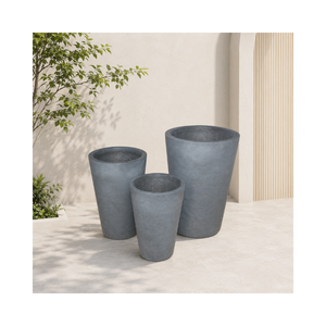 Juego de Macetas de Fibra de Vidrio Listo para Enviar, para Decoración de Jardín al por Mayor, Ligero, Duradero, Resistente a la Intemperie, Ecológico, para Uso en Exteriores - Product Image 1