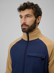 Veste polaire pour homme à col montant et fermeture éclair intégrale, design classique, haute qualité, 100% coton, veste polaire d'hiver chaude et décontractée - Product Image 5