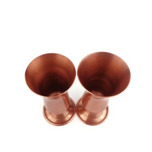 Verre à eau en cuivre de qualité supérieure, robuste, couleur unie, article personnalisé, leader du marché - Product Image 5