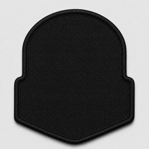 Patch de basket-ball 3D en relief OXYTAG Sports, forme irrégulière, en feutre non tissé noir, à coudre, prix abordable, OEM, personnalisé, vente en gros - Product Image 6