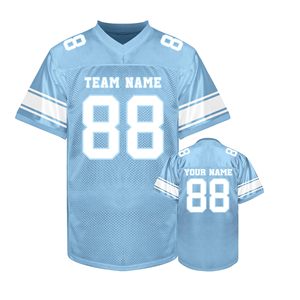 Wholesale American Football Custom Uniform Jersey Polyester Spandex Blend Custom Player Number Sports Performance Tackle Twill - Product Image 6