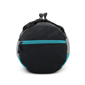 Sac de sport en polyester avec fermeture éclair, gris, bleu, noir, bandoulière, pour exercice, fitness, voyage, gym, écologique, léger - Product Image 3