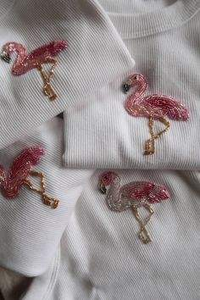 Wholesale Beaded <b>T</b>-<b>shirt</b> <b>Fish</b> design Plated Engagement Woman Tank Top Unisex Fashion Gift Beaded Baby Tees Embroidery Vintage - Product Image 2