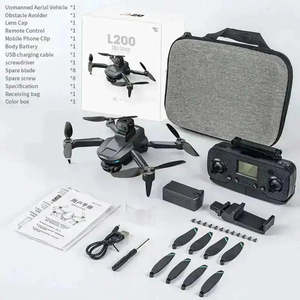 Drone L200 pour débutants, mini caméra 4K, cardan 2 axes, GPS FPV avec moteur sans balais, télécommande et évitement d'obstacles - Product Image 2