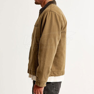 Veste Letterman au meilleur prix, logo personnalisé, veste d'hiver, marque privée, veste en coton à vendre - Product Image 3