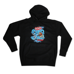 Service OEM, logo personnalisé, faible MOQ, streetwear d'hiver haut de gamme, design luxueux, impression DTG, 100% coton, sweat-shirt vintage écologique - Product Image 2