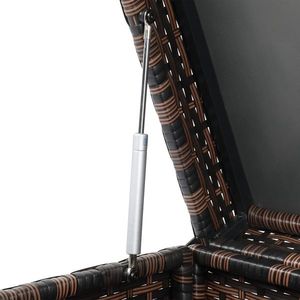 Practical Brown Gradient Outdoor Deck Storage Box Simple and Convenient - Product Image 4