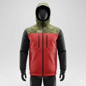 Veste polaire Sherpa coupe-vent et respirante pour homme, col montant, logo frontal, confortable, best-seller pour l'hiver et les activités de plein air - Product Image 5