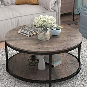 Aqdus Saleem Handcrafted Solid Teak Wood Round Japanese Platform <b>Table</b> | Wholesale Minimalist Design - Product Image 2