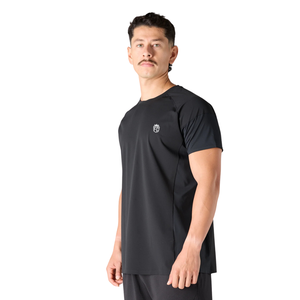 Camiseta Deportiva de Manga Corta para Hombre, Corte Ajustado, para Gimnasio, Entrenamiento, Rendimiento, Elástica, para Fitness, Suministro al por Mayor OEM - Product Image 4