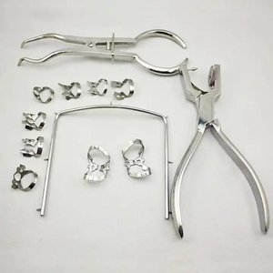 Kit de Dique de Goma Reutilizable de Acero Inoxidable BBI-RDC-90 de Bone Bridge Instruments con Empuñadura Ergonómica Manual, Certificado CE, para Cirugía Dental - Product Image 1