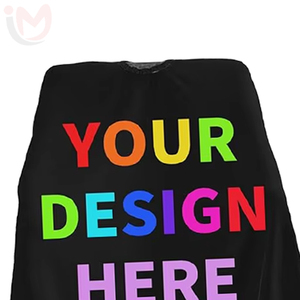 ผ้าคลุมตัดผมแบบใช้แล้วทิ้ง วัสดุผ้าพองจี  สามารถปรับแต่งได้ สำหรับผู้ชาย ใช้ในบ้านและร้านตัดผม - Product Image 2