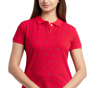 Polo para mujer de bajo MOQ con logo personalizado, 100% algodón, diseño de marca, alta calidad, precio económico, camiseta polo lisa para golf. - Product Image 4