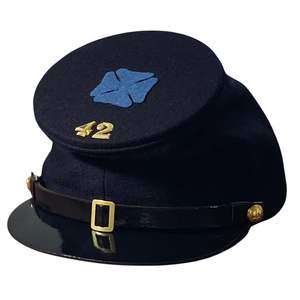 Reproducción de una gorra de lana gris confederada de la Guerra Civil Americana, comúnmente conocida como un kepi. - Product Image 6