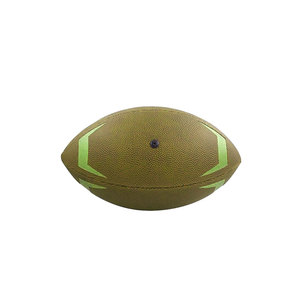 Ballon de rugby en cuir professionnel taille 9 avec motif diamant et impression sérigraphiée - Product Image 6