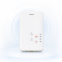 Pelacak GPS Multi-Frekuensi Mini Presisi Tinggi RTK GNSS Pelacak Lencana ID Karyawan 4G Cat1 Alarm SOS TTS Geofence IP65 -20~65