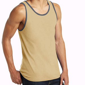 Débardeur Homme Couleur Unie en Gros, Vêtements de Sport Personnalisés, Fournisseur OEM de Débardeurs de Fitness pour Hommes, Meilleures Ventes - Product Image 4