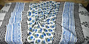 Vente en gros de couvertures modernes en tissu TNT 100% coton écologique 45"x70", imprimées à la main, pour toutes les saisons, décoration intérieure - Product Image 5