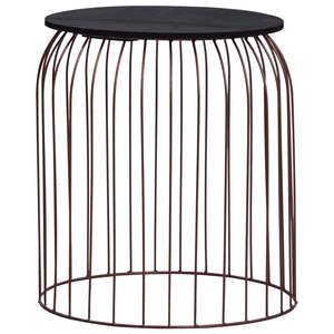 Juego de 3 Mesas de Centro Apilables de Cobre y MDF, Diseño Pequeño y Elegante - Product Image 4