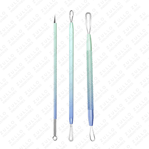 ชุดอุปกรณ์ดูดสิวสแตนเลสสตีลดีไซน์ OEM พร้อมโลโก้สั่งทำพิเศษ – ชุดกำจัดสิวหัวดำ สิวอักเสบ และสิวอักเสบจากสิวเสี้ยน สำหรับการดูแลผิวหน้า - Product Image 6