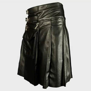 Kilt Gótico de Cuero Negro - Product Image 3