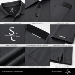 Polo Deportivo para Hombre, Logotipo Personalizado, Absorbe la Humedad, Secado Rápido, Uniforme de Golf, Proveedor Mayorista - Product Image 4