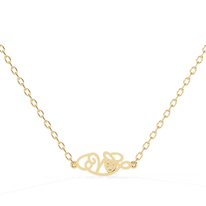 Collier unisexe en or rose plaqué, diamant de laboratoire certifié IGI, taille brillant rond, cadeau de fiançailles, bijou à porter au quotidien - Product Image 4