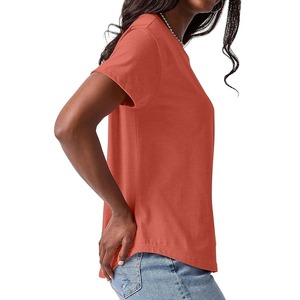 2026 New Fashion High Quality Vintage Crop <b>Top</b> for Women Custom Designed 100% Cotton Women T-Shirt For Sale - Product Image 6