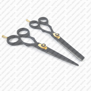 Ciseaux de coiffure de haute qualité 2x, 5,5 pouces, ciseaux de barbier professionnels en acier inoxydable, instrument chirurgical pour la coiffure - Product Image 5