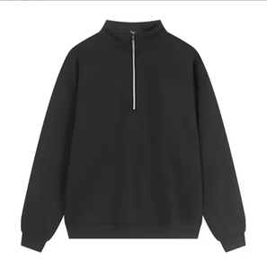 Ensemble de survêtement sportif pour femme, vert et blanc, avec haut à demi-zip et short à cordon de serrage, manches longues, respirant, idéal pour le printemps - Product Image 2