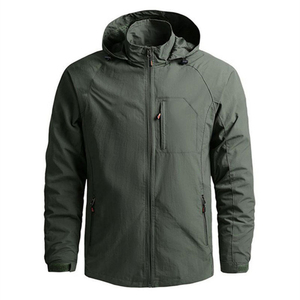 เสื้อแจ็คเก็ตกันลมน้ำหนักเบาสำหรับผู้ชาย มีซิป ผ้า softshell เหมาะสำหรับฤดูหนาว เสื้อคลุมกันหนาวสำหรับผู้ชาย เสื้อแจ็คเก็ต softshell สำหรับเดินป่า - Product Image 5