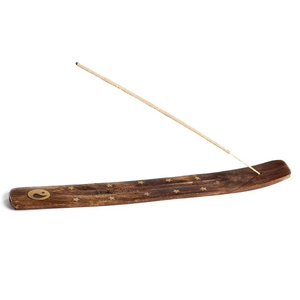 Ensemble de brûleurs d'encens en bambou faits à la main, 7 couleurs avec symboles des chakras, support en bois aromatique pour parfum, utilisation toute saison à bas prix - Product Image 3