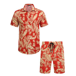 Chemise de plage décontractée à manches courtes en polyester pour homme, best-seller, séchage rapide, respirante, qualité supérieure, OEM - Product Image 2