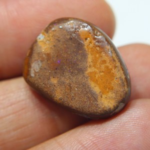 Ópalo de Boulder Australiano Cabujón, Ópalo Sólido Natural, Gema Suelta, Piedra de Ópalo de Fuego Azul de Boulder Australiano para Fabricación de Joyas - Product Image 5