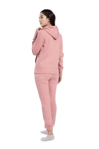 Ensemble jogging femme en molleton uni personnalisé, 2 pièces, sweat-shirt et pantalon de sport - Product Image 4