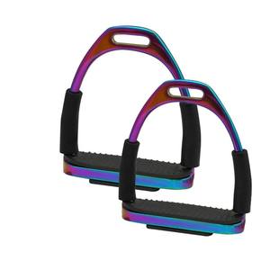Estribos de Acero de Seguridad Multicolores Arcoíris 2024 con la Mejor Calidad - Product Image 1