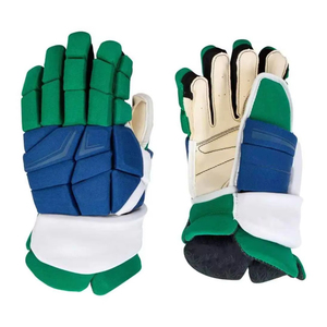 Guantes de Hockey sobre Hielo 2026 sin Dedos, de Cuero Transpirable, Ligeros, Antideslizantes, Unisex, Negros, con Cierre de Velcro - Product Image 5