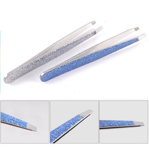 MAHFOOZ INSTRUMENTS Pince à épiler oblique en acier inoxydable de haute qualité pour femme, outil de maquillage pour la mise en forme des sourcils et l'élimination des poils du visage - Product Image 3