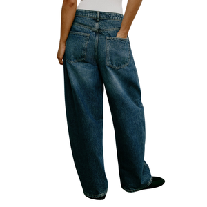 Jeans de Cintura Alta para Mujer, Pantalones Vaqueros Clásicos, Pantalones Casuales de Pierna Recta, Cómodos, Duraderos, Ropa de Moda, Ropa Personalizada - Product Image 2