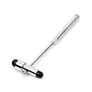Marteau réflexe de Buck de qualité supérieure en acier inoxydable de qualité chirurgicale, percuteur neurologique avec brosse et aiguille intégrées - Product Image 1