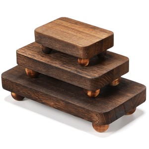 Exhibidores de Pastel de Madera de Teca de Primera Calidad con Niveles |   Soportes de Madera Hechos a Mano al por Mayor - Product Image 1