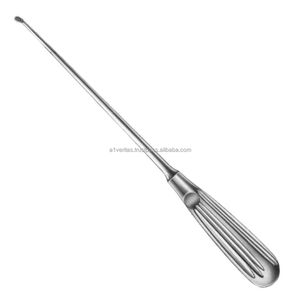 เครื่องมือผ่าตัดกระดูกแบบใช้ซ้ำได้ OEM แบบกำหนดเอง A-1 VERITAS Bone Curette ทำจากเหล็กกล้าไร้สนิมสำหรับศัลยกรรมกระดูก |   ที่ใส่เข็ม - Product Image 3